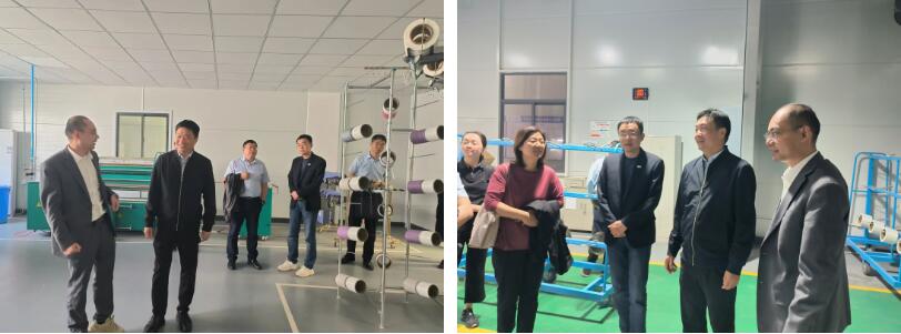 通用技術(shù)集團(tuán)副總工程師莊小雄一行到訪集萃纖維研究所