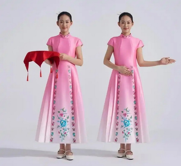 第十五屆全運(yùn)會(huì)頒獎(jiǎng)禮服發(fā)布：馬面裙、三藍(lán)繡、旗袍領(lǐng)，非遺元素彰顯灣區(qū)魅力