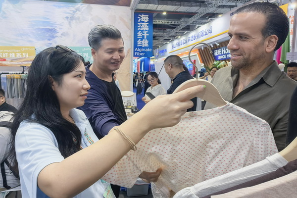 海纖&reg;生物黑科技閃耀intertextile秋冬展，海藻纖維倍受追捧！