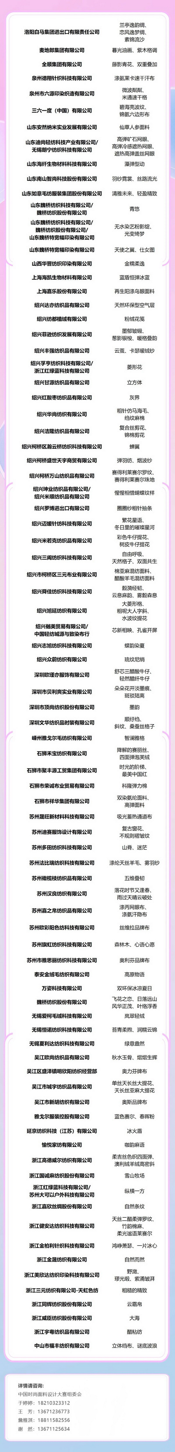 重磅出爐！2025中國(guó)時(shí)尚面料設(shè)計(jì)大賽獲獎(jiǎng)名單